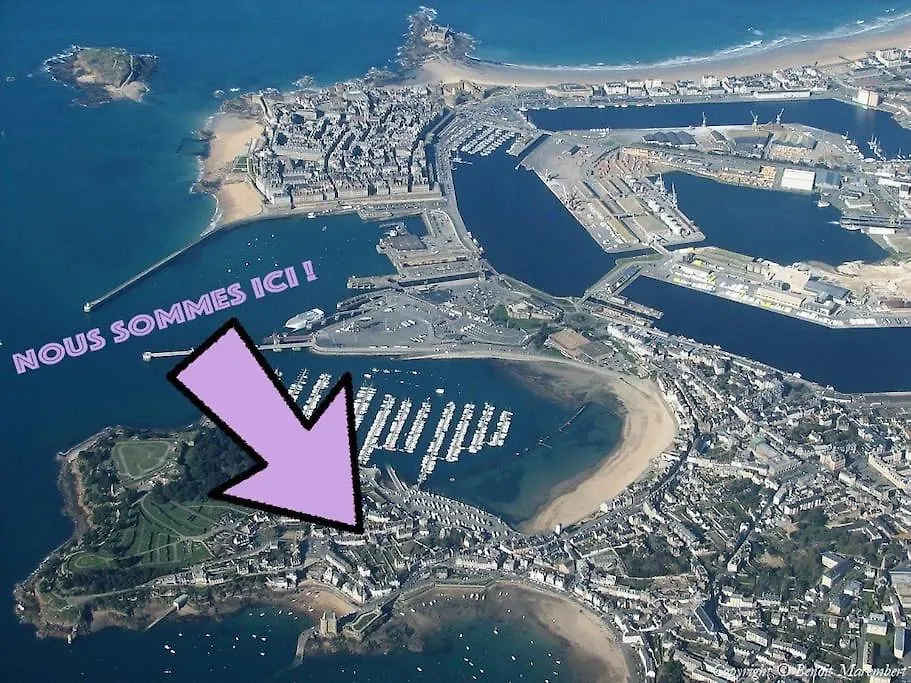 Appartement Bollyroom - Plage 50M - Rue Gratuite 생말로 0*,  프랑스
